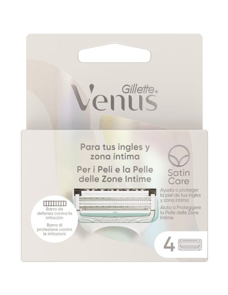 Gillette Venus Satin Care recambios 4 unidades.