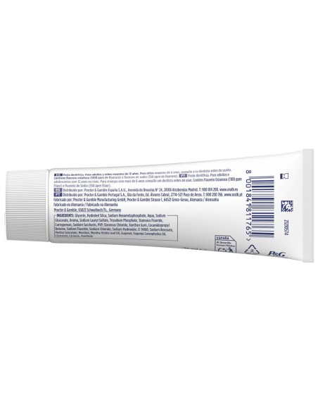 Tubo de pasta de dientes Oral-B de 75ml.