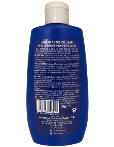 Blanqueador líquido La Nave para ropa blanca.