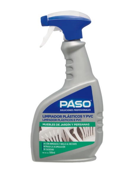 Limpiador de plásticos y PVC en spray.