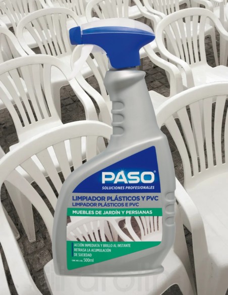 Limpiador de Paso para muebles de jardín.