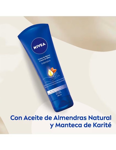 Nivea Crema de Manos Intensiva Aceite de Almendras 100 ml