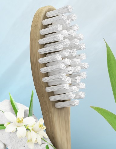 Oral-B cepillo de dientes 100% mango de bambú.