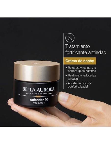 Crema Bella Aurora antiedad que repara la piel.