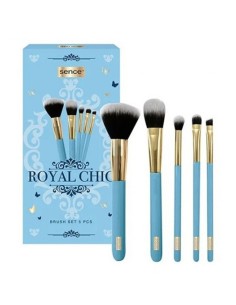 Set de 5 brochas de maquillaje Sence Royal Chic azules