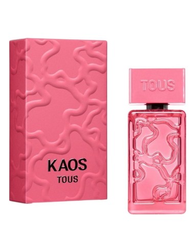 Tous Kaos Eau de Parfum frasco rosa y caja