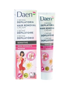 Crema Depilatoria DAEN Piel Sensible Rosa Mosqueta