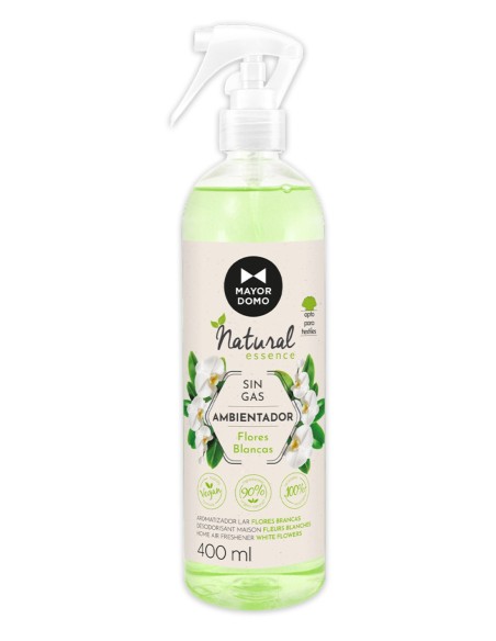 Ambientador Mayordomo Flores Blancas en spray 400 ml