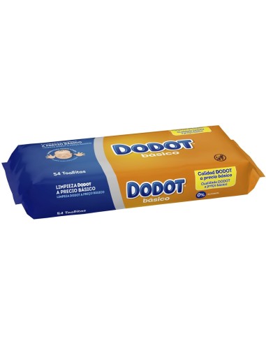 Toallitas Dodot Básico 54 unidades.