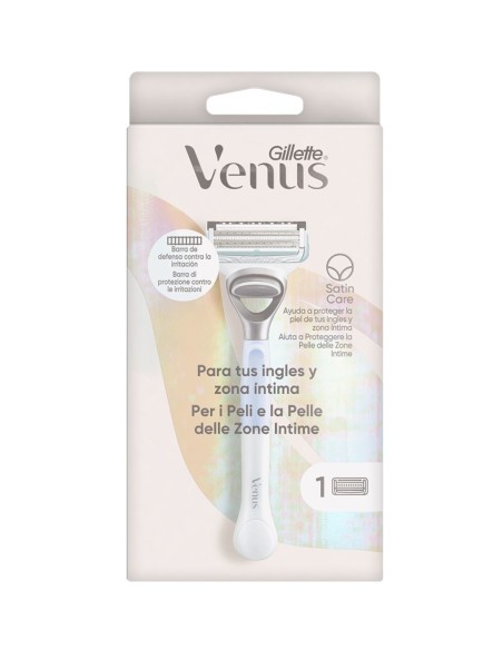 Maquinilla Gillette Venus Íntima y recambio.