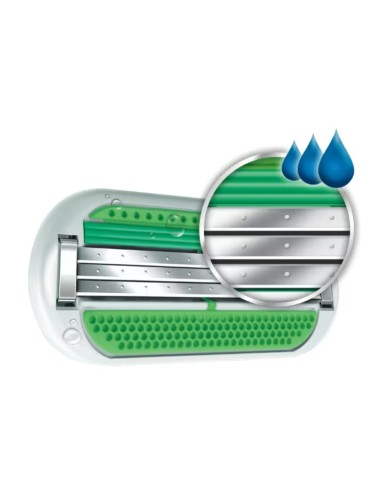 Cuchillas para maquinilla de afeitar masculina.