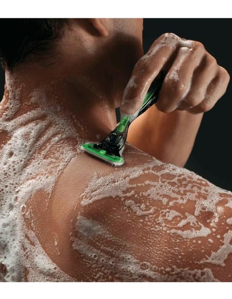 Gillette Body recambios con banda lubricante.