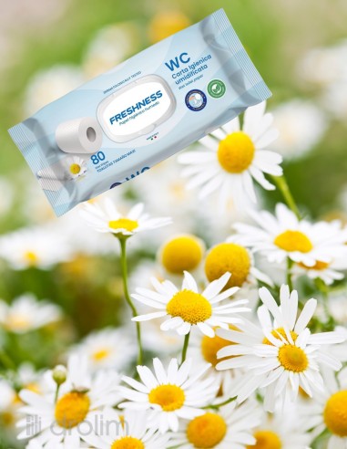 Freshness papel higiénico biodegradable.