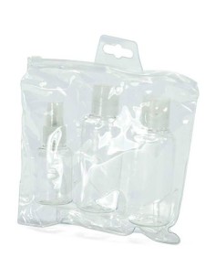 Set de viaje Benzi con 3 botellas rellenables. 2