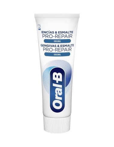 Oral-B pasta de dientes para encías y esmalte.