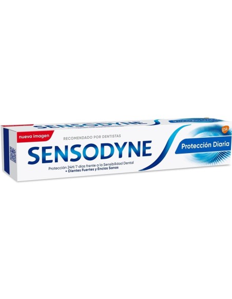 Pasta de dientes para sensibilidad dental Sensodyne.