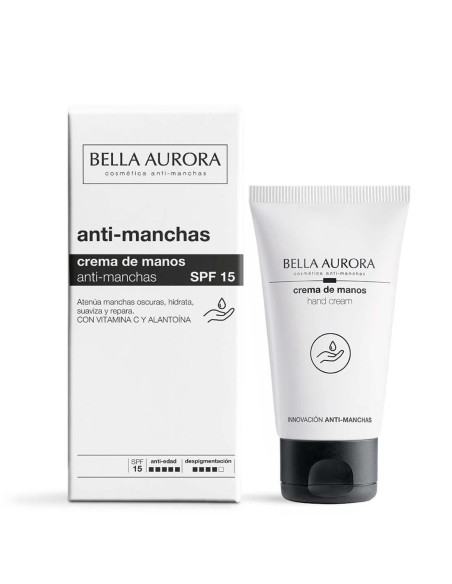 Crema Bella Aurora para manos despigmentante