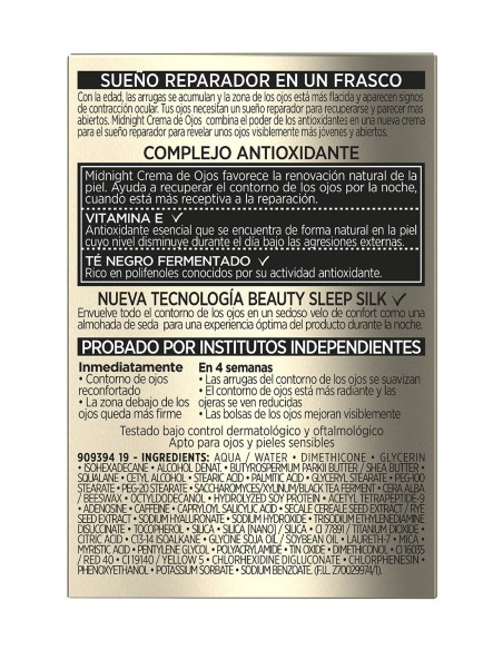 L'Oréal Midnight contorno de ojos 15ml.