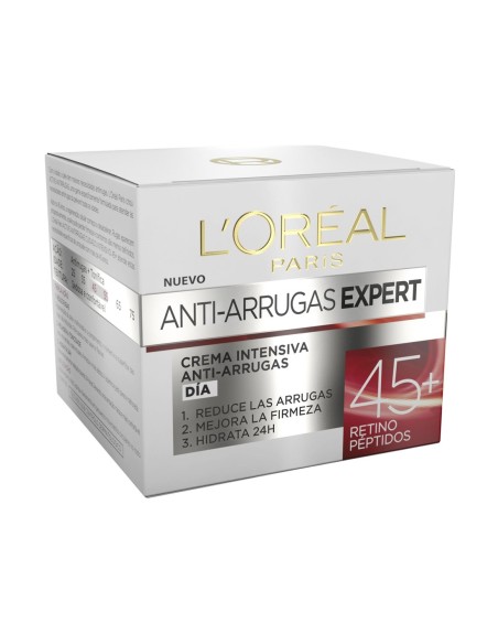 L'Oréal Crema de Día 45+ Retinol antiarrugas 50 ml.