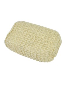 ESPONJA BAÑO Y MASAJE FORRADA SISAL EXFOLIANTE