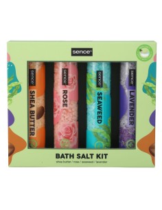 Set de sales de baño Sence 4 fragancias.

