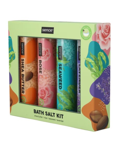 Caja de sales de baño Sence de 4 pzas.