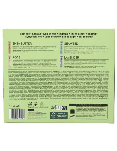 Sales de baño Sence para un baño relajante.