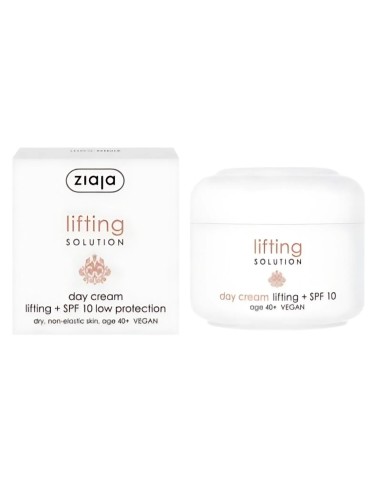 Crema Ziaja antiedad con efecto lifting.