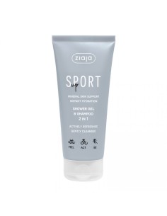 Gel de ducha y champú Ziaja Sport.