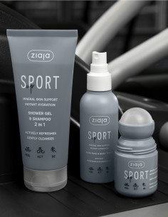Gel de ducha y champú Ziaja Sport. 2