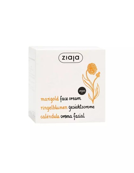 Crema Ziaja caléndula hidratante facial.