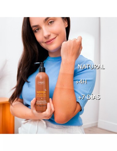 Loción hidratante y nutritiva Ziaja.