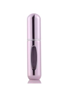 Atomizador rellenable metálico color magenta.