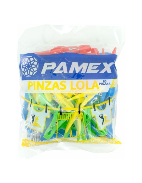 Set de 60 pinzas Lola para tender ropa al aire libre.