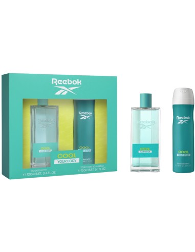 Estuche de colonia y desodorante reebok cool your body