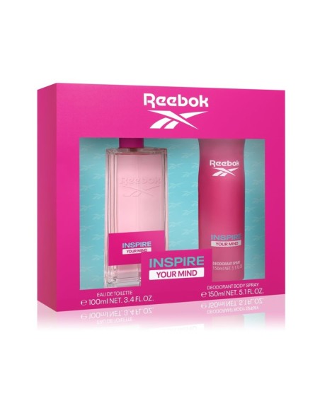 REEBOK COLONIA WOMAN SET INSPIRE VAP 100 ML + DESOD. SPRAY 150 ML