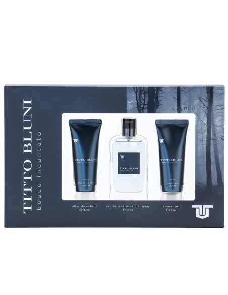 TITTO BLUNI MAN SET BOSCO EDT VAP 75 ML + A/SAHAVE + GEL 75 ML