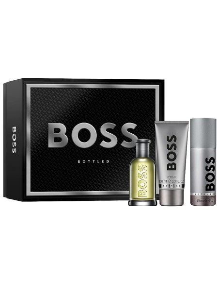 BOSS BOTTLED EDT VAP 100 ML+ GEL 100 ML + DEO SPRAY 150 ML