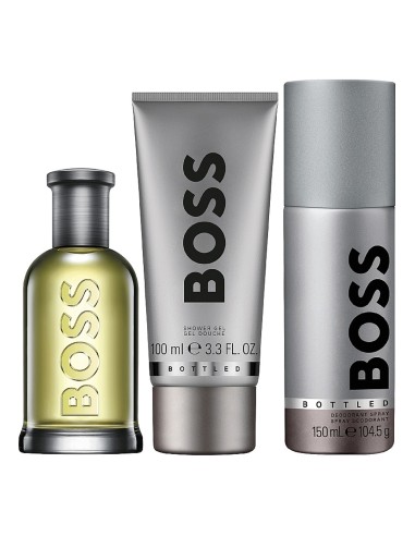BOSS BOTTLED EDT VAP 100 ML+ GEL 100 ML + DEO SPRAY 150 ML