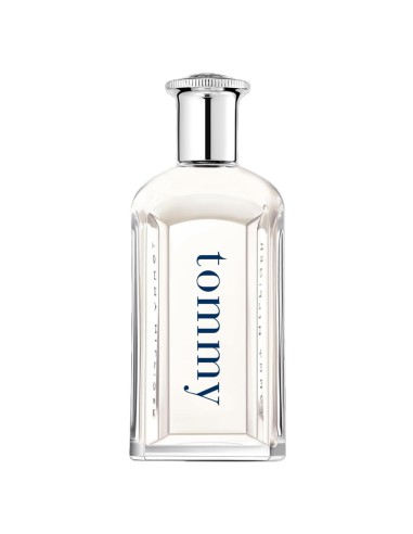 Tommy Men EDT con frasco transparente.