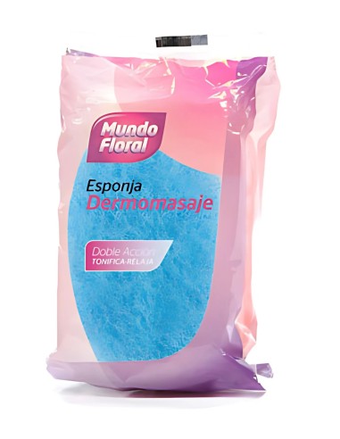 Esponja Baño Munfo Floral Doble Acción Tonifica & Relaja | Drolim
