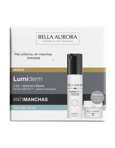 Pack Bella Aurora Lumiderm antimanchas e hidratación.