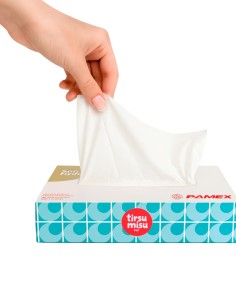 Caja de pañuelos 100 u suave y absorbente.