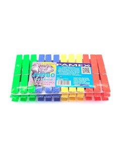 Pinzas de ropa gigantes Pamex 10 unidades.