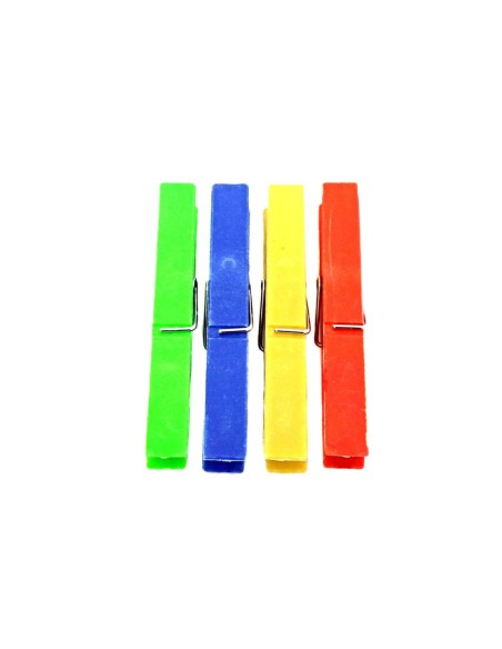 Pinzas plástico 9.5 cm agarre extrafuerte.