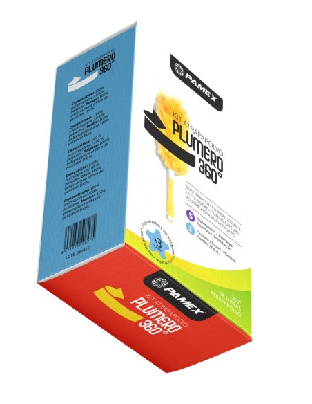 Plumero Atrapapolvo 360º Pamex 1 Mango + 5 Recambios