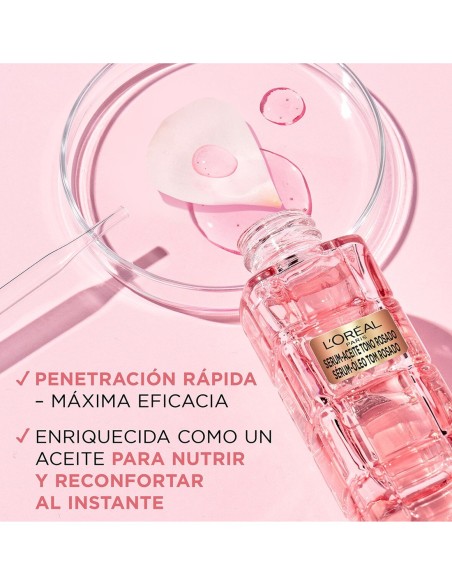 Sérum-Aceite Tono Rosado. Nutrición y Firmeza.