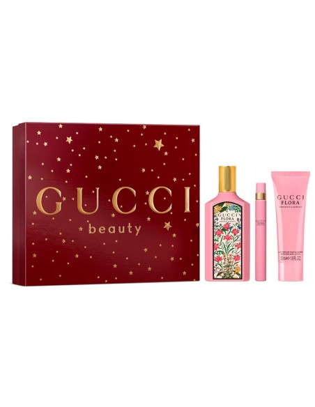 GUCCI FLORA GORGEOUS SET GARDENIA EDP VAP 100ML + MINI 10 ML + BODY 50 ML