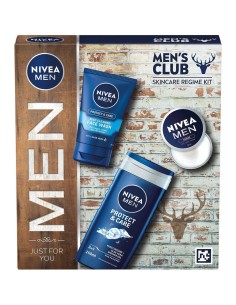 Nivea Men Set Club 3 Piezas Protect & Care