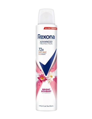Rexona Advanced Protection Bright Bouquet antitranspirante en spray de 200 ml
